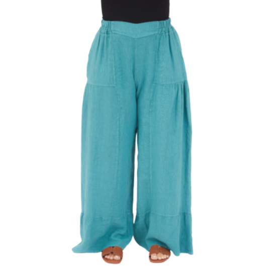 Vera May Italian Linen Ottanio Pant 6697