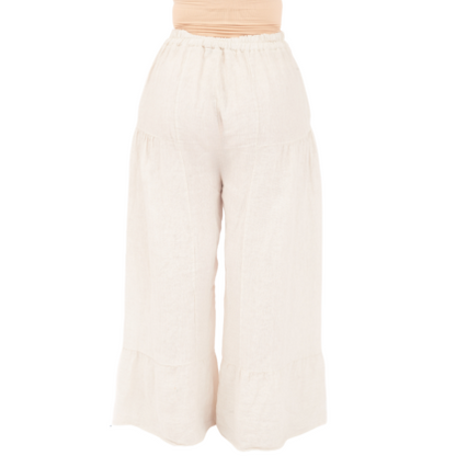 Vera May Italian Linen Sabbia Pant 6697