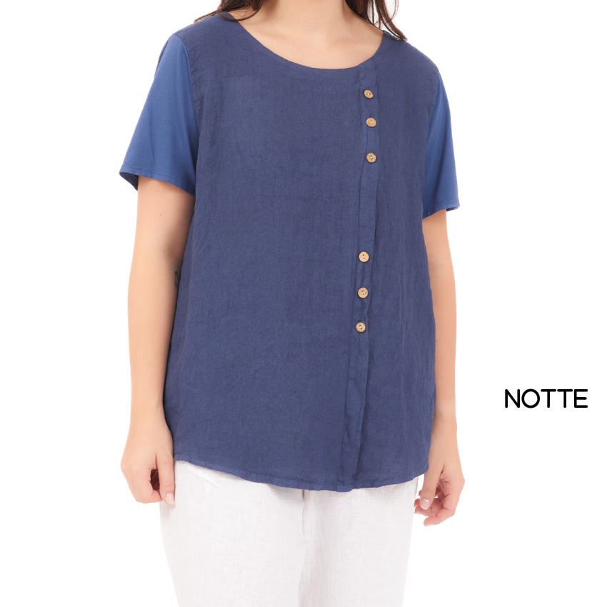LINEN TOP ITALY (S)