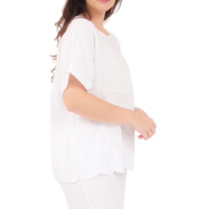 6700/6701 BIANCO ITALIAN LINEN SET