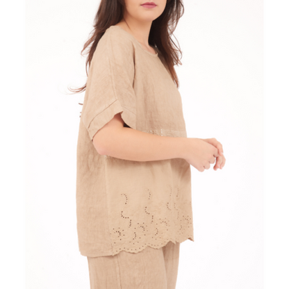 6700/6701 CAMELLO ITALIAN LINEN SET