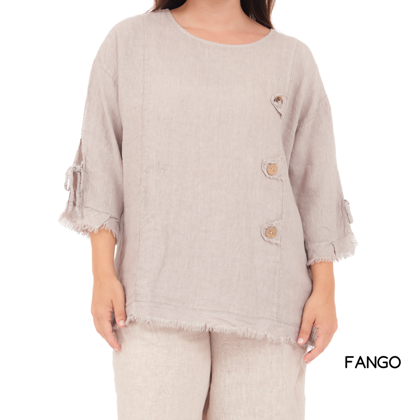 ITALIAN LINEN TOP(N)