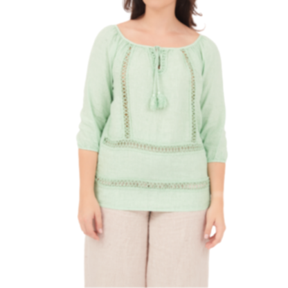 6705 LAGUNA LINEN TOP