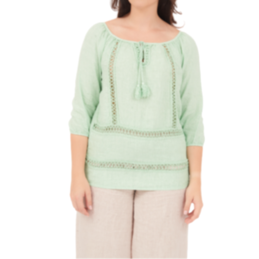 6705 LAGUNA LINEN TOP