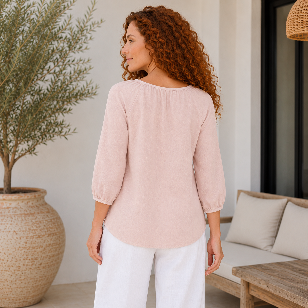 LINEN TOP ITALY (S)