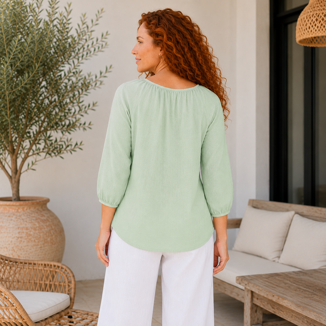 LINEN TOP ITALY (S)