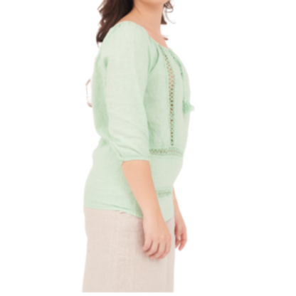 6705 LAGUNA LINEN TOP
