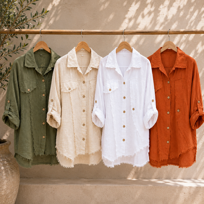 ITALIAN LINEN TOP