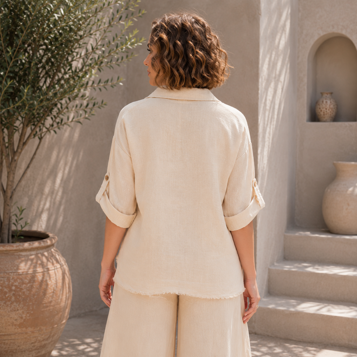 ITALIAN LINEN TOP