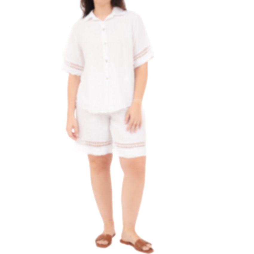 6709/6713 BIANCO ITALIAN LINEN SET