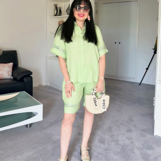 6709/6713 MENTA ITALIAN LINEN SET