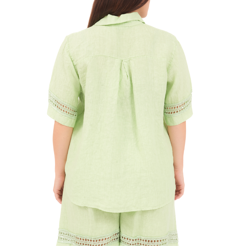 ITALIAN LINEN TOP (S)