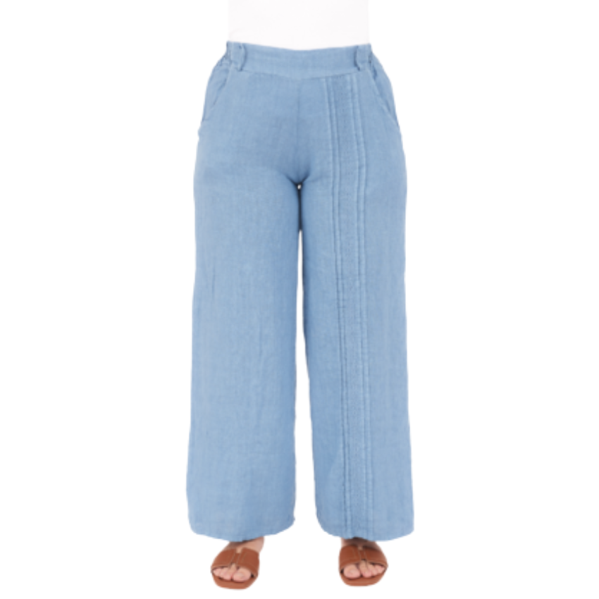 Vera May Italian Linen Jeans Pant 6710
