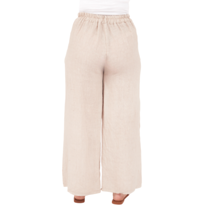 Vera May Italian Linen Nude Pant 6710