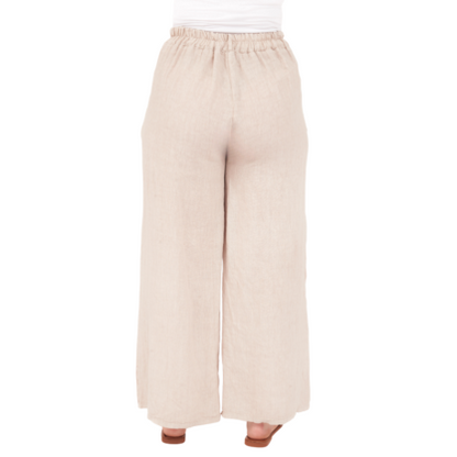 Vera May Italian Linen Nude Pant 6710