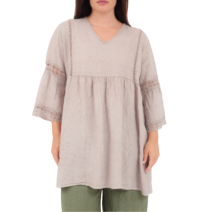 6711 FANGO LINEN TOP