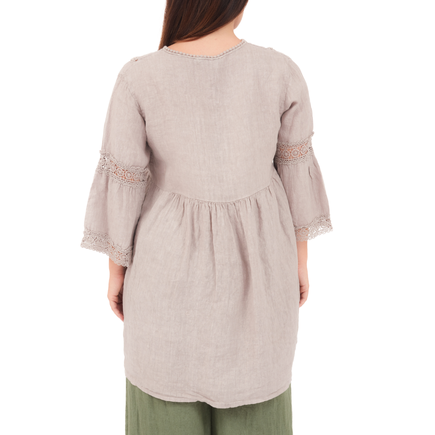 ITALIAN LINEN TOP (S)