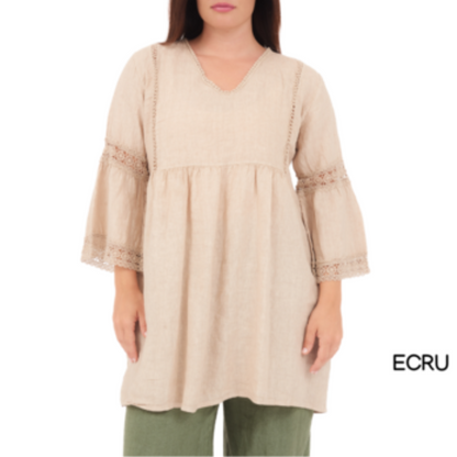 ITALIAN LINEN TOP (S)