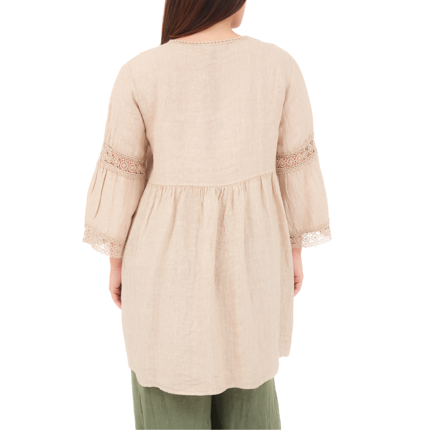 ITALIAN LINEN TOP (S)