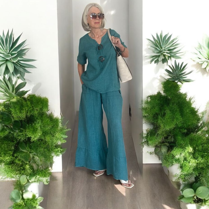 Vera May Italian Linen Ottanio Pant 6697