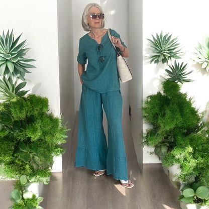 Vera May Italian Linen Ottanio Pant 6697