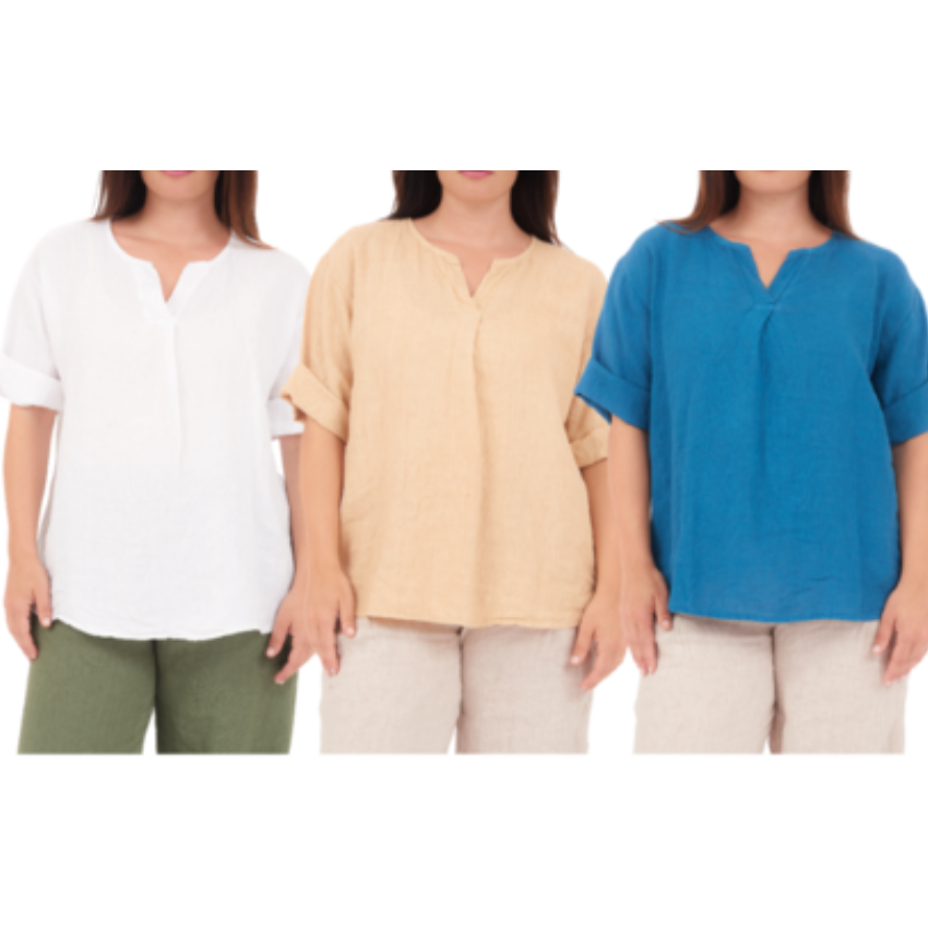 LINEN TOP ITALY (S)