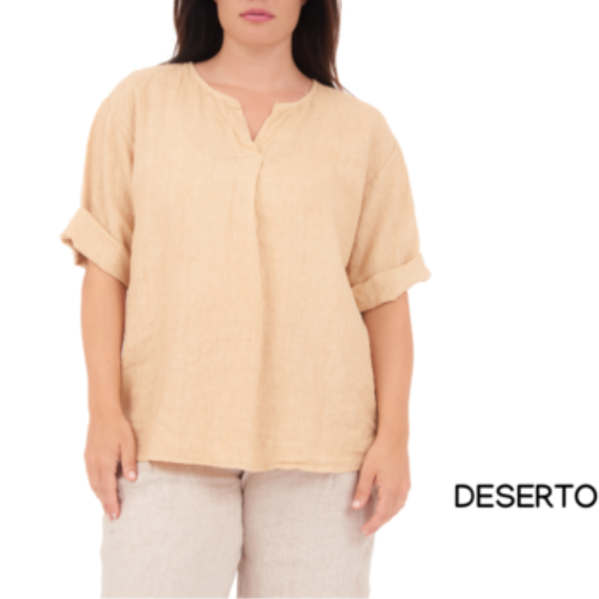 LINEN TOP ITALY (S)
