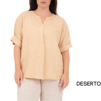 LINEN TOP ITALY (S)