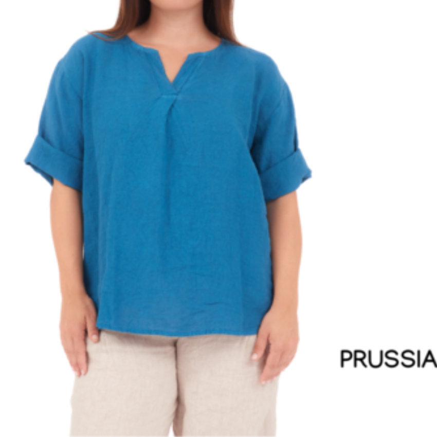 LINEN TOP ITALY (S)
