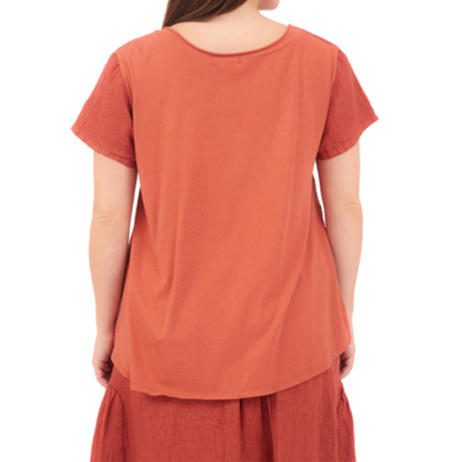 6715 CHILLI ITALIAN LINEN TOP
