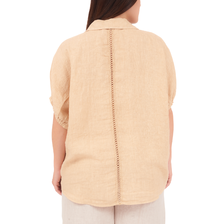 ITALIAN LINEN TOP (S)