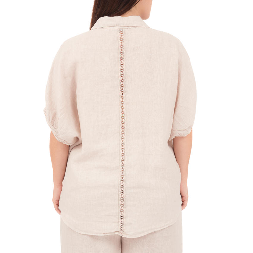 ITALIAN LINEN TOP (S)