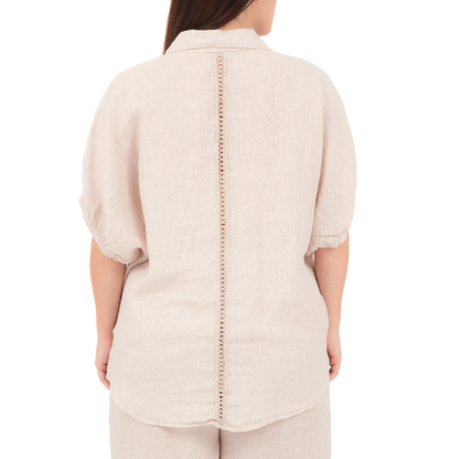 ITALIAN LINEN TOP (S)