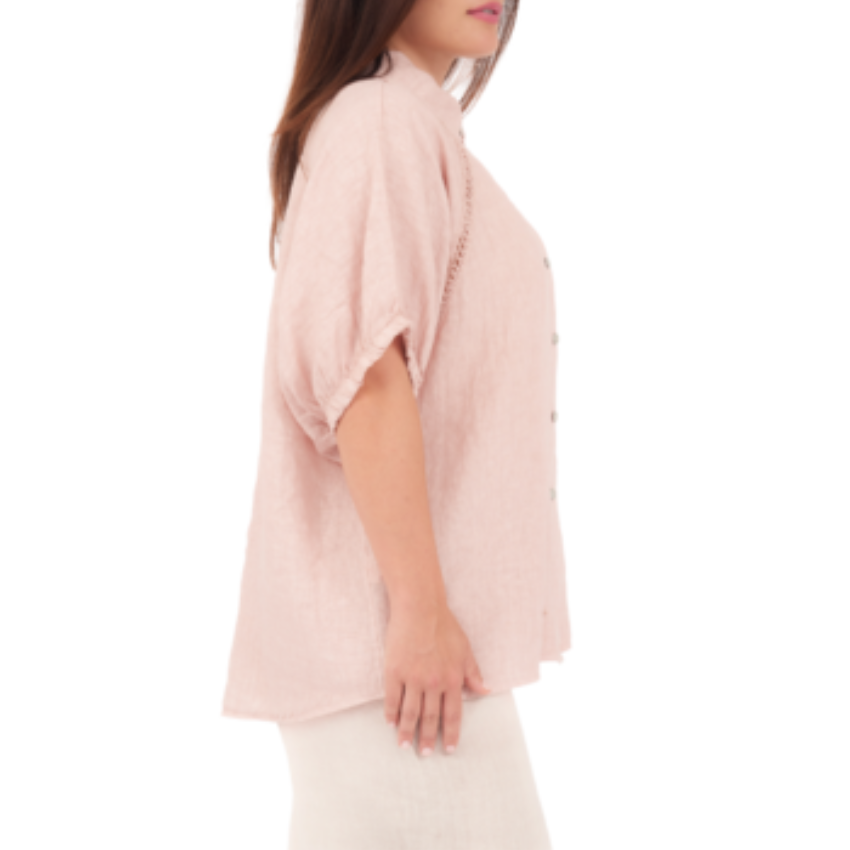 ITALIAN LINEN TOP (S)