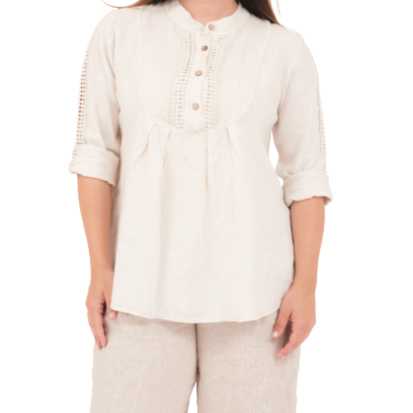 6717 SABBIA LINEN TOP