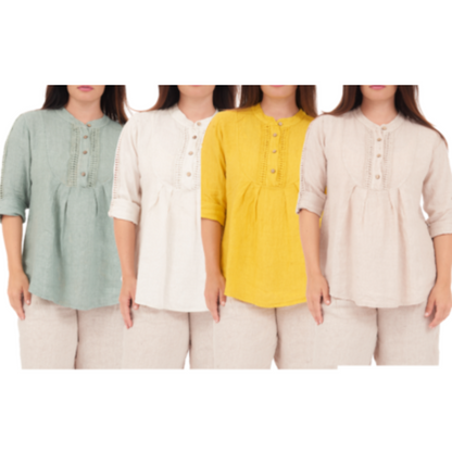 LINEN TOP ITALY (S)