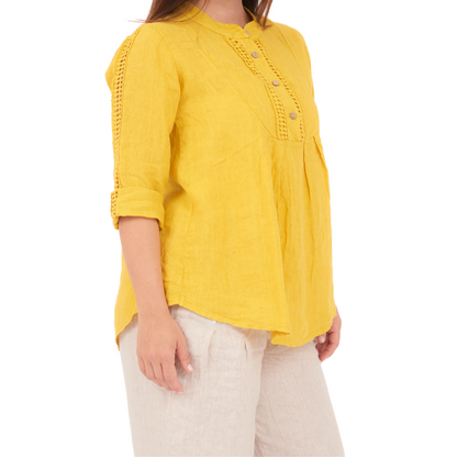 LINEN TOP ITALY (S)