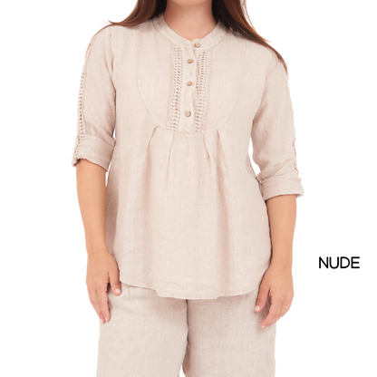 LINEN TOP ITALY (S)