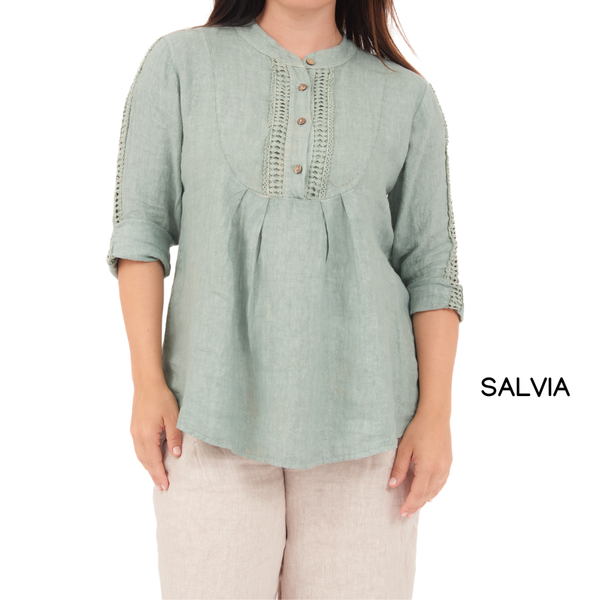 LINEN TOP ITALY (S)