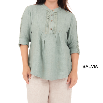 LINEN TOP ITALY (S)