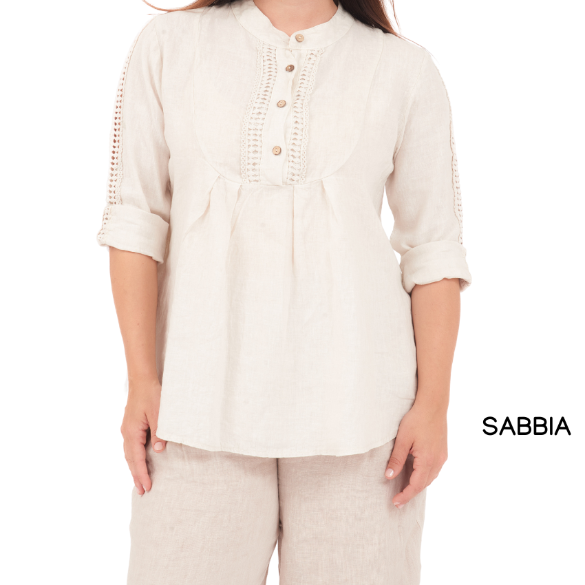 LINEN TOP ITALY (S)