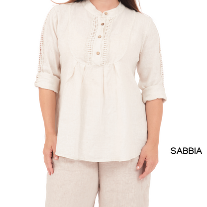 LINEN TOP ITALY (S)