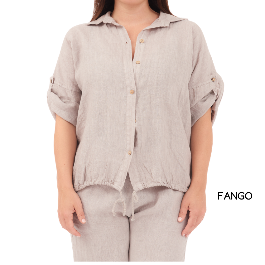 ITALIAN LINEN TOP (N)