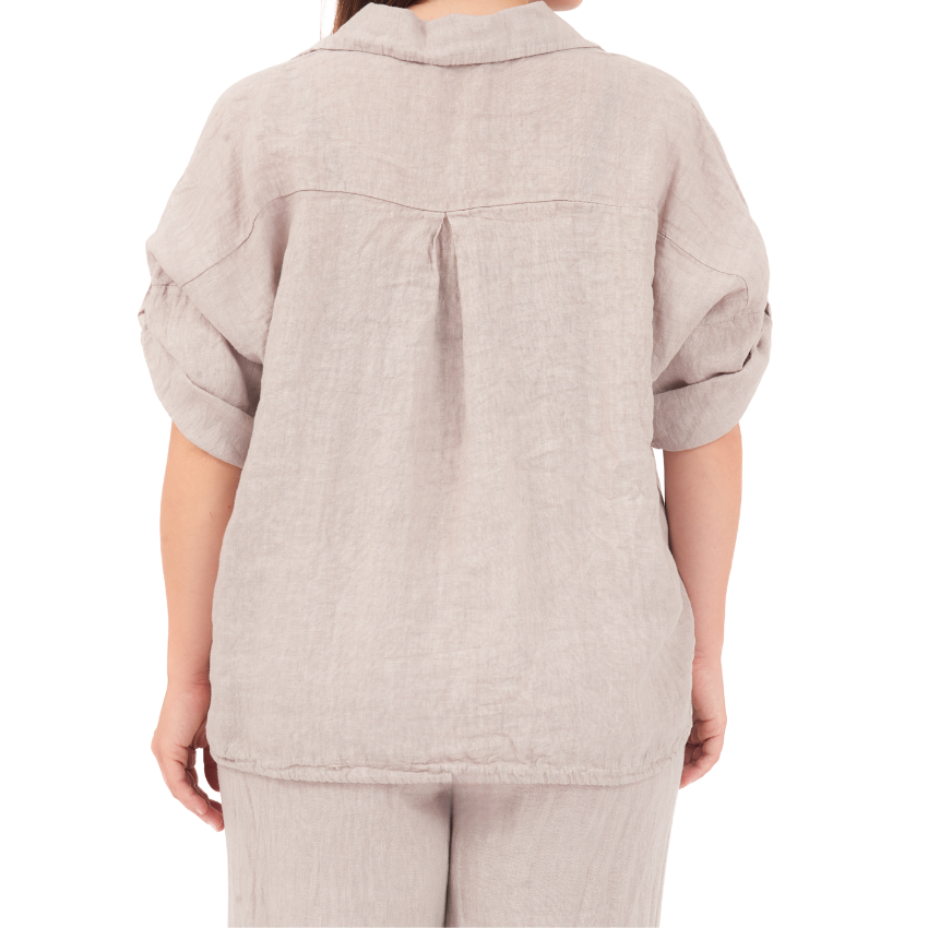 ITALIAN LINEN TOP (N)