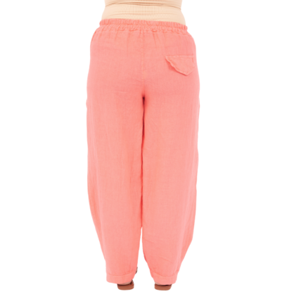 Vera May Italian Linen Corallo Pant 6720
