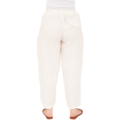 Vera May Italian Linen Latte Pant 6720