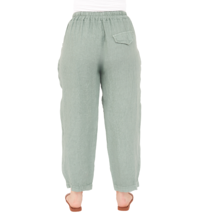 Vera May Italian Linen Salvia Pant 6720
