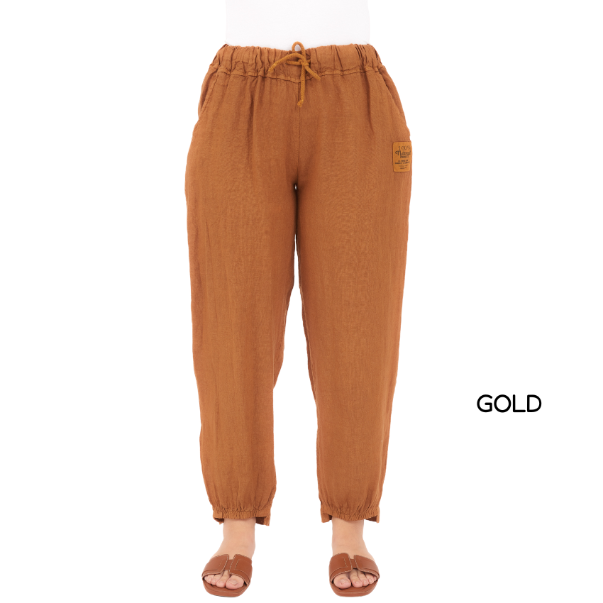 LINEN PANT ITALY (S)