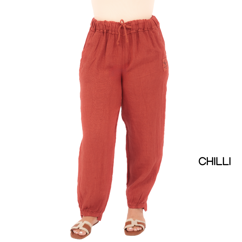 LINEN PANT ITALY (S)