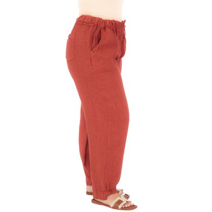 LINEN PANT ITALY (S)